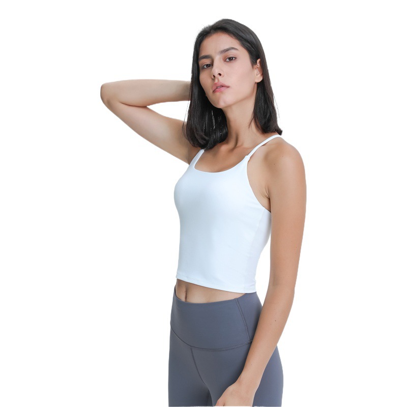 New Movable Y-Shaped Vest Sexy Thin Straps Beautiful Back Fitness Sling Sports Yoga Vest Dt038
