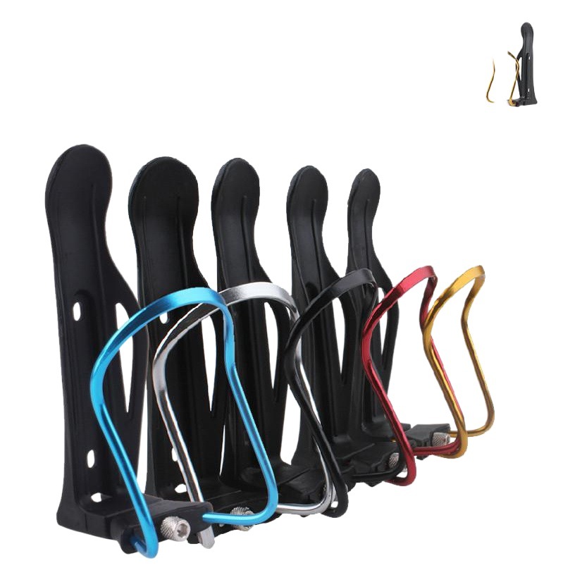Bicycle Water Kettle Rack Mountain Bike Aluminum Alloy Adjustable Water Cup Rack Riding Equipment Accessories Suitable for Any Kettle