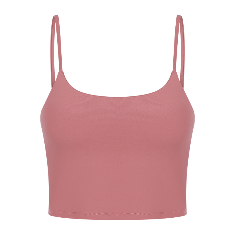 Picture of New Yoga Top Women's Sports Underwear with Chest Pad Thin Belt Beauty Back Fitness Vest Sling Yoga Clothing C5238