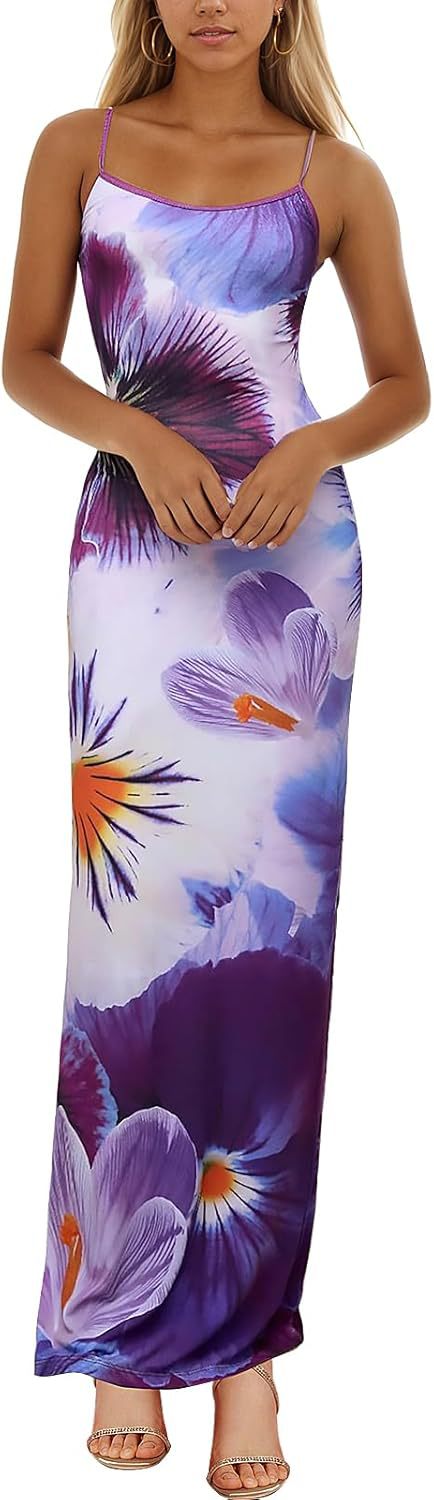 Picture of Autumn 2025 New Elegant Temperament Tight Low-cut Contrast Color Rose Print Design One Step Sling dress