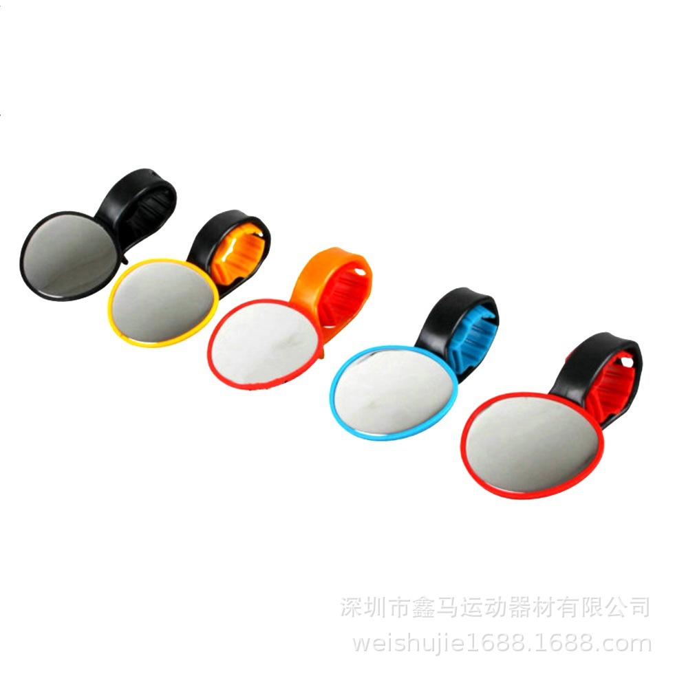 Wholesale mini adjustable Bicycle Rearview Mirror Mountain bike rear view bicycle reflector belt reflector