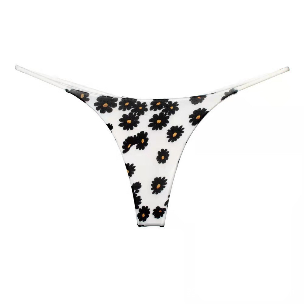 Picture of European and American foreign trade cross-border dedicated to hollow double thin thong low waist bikini sexy underwear wholesale generation