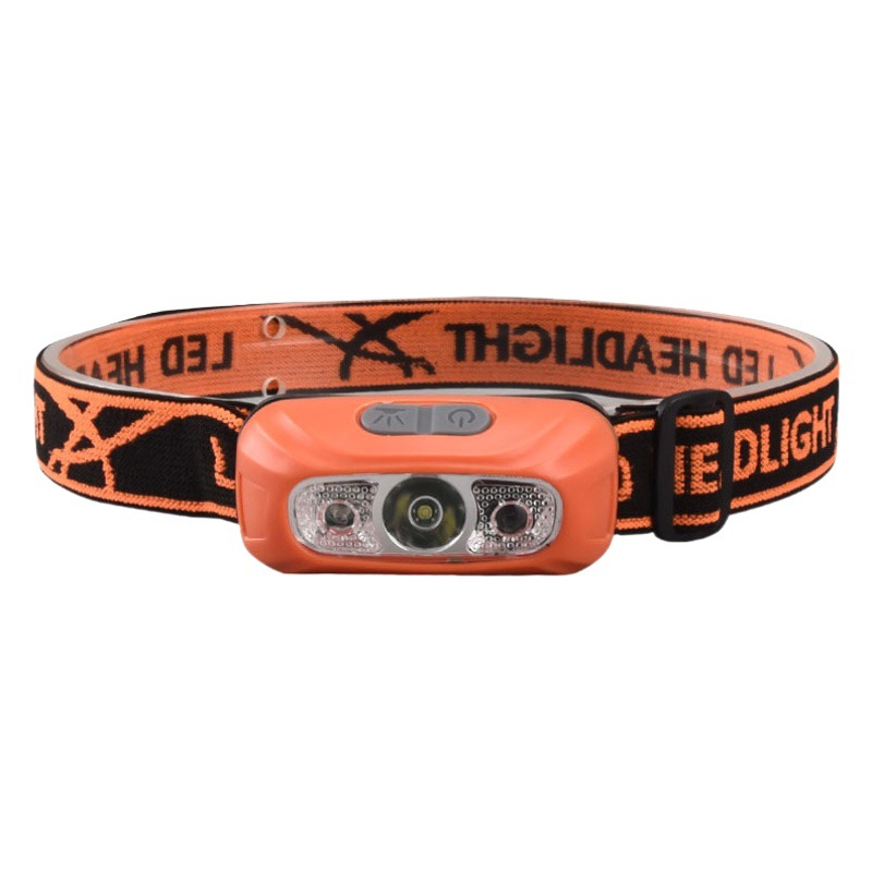 Induction headlight strong light USB charging headlight night lighting Flashlight led outdoor head-mounted night fishing headlight