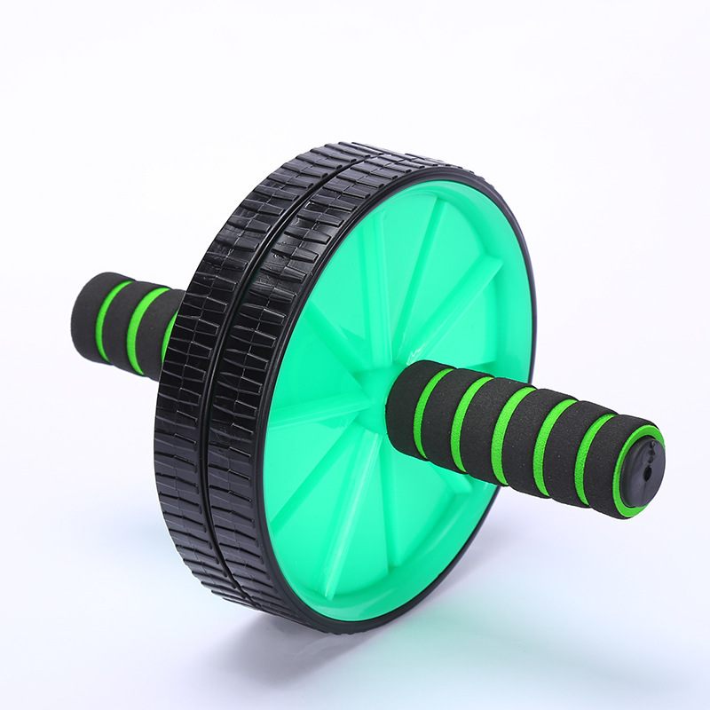 Picture of Wholesale Indoor Double Roulette Wheel Fitness Equipment Outdoor Household Two-wheel Abdominal Artifact Professional Abdominal Muscle Disc Abdominal Wheel