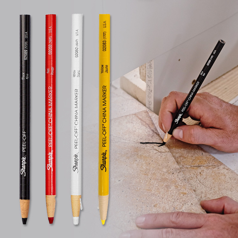 Sanfu paper roll pull crayon Sharpie Peel-Off china Marker black metal ceramic pen