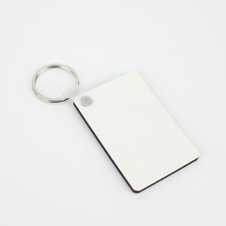 Shenzhen thermal transfer consumables factory wholesale thermal transfer blank consumables keychain wood drawing board hot stamping consumables wholesale