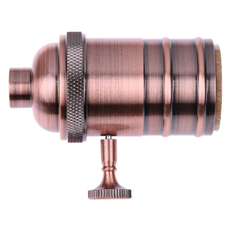 E26 E27 American gauge lamp knob switch pure copper lamp retro aluminum lamp bar restaurant casual style