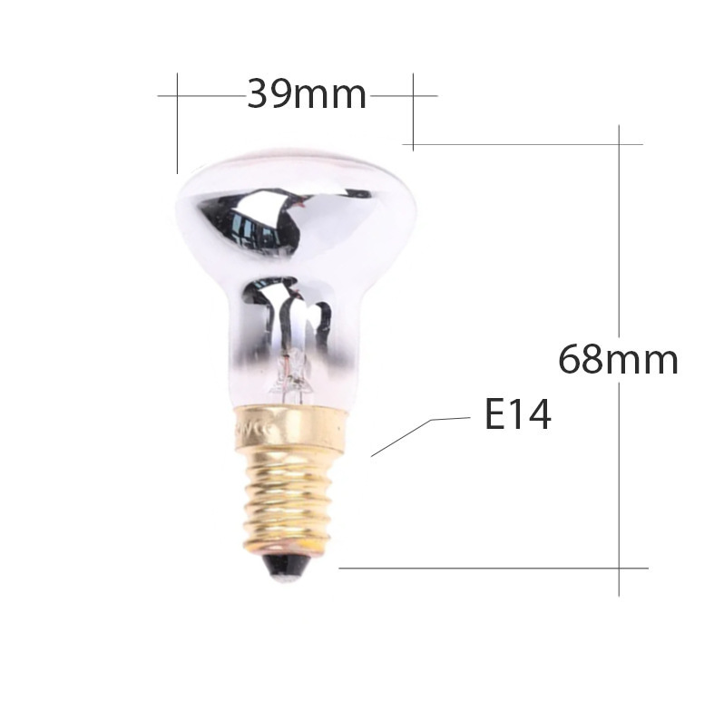 Picture of Lava Melt Wax Lamp Heating Bulb Us Standard R39E14E17 Reflective Spotlight Heating Bulb Cross-Border Best-Selling Set