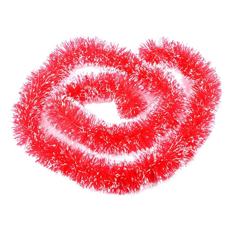 Christmas New Year's Day Decorative Gift White Edge Ribbon Pull Flower Wool Madder Christmas Tree Hanging Color Strip