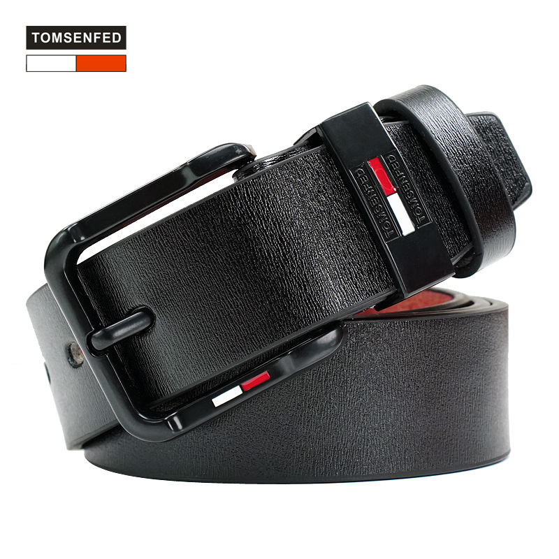 Picture of TOMSENFED new men's antique pin buckle belt foreign trade cross-border pants belt manufacturers direct supply perennial in stock