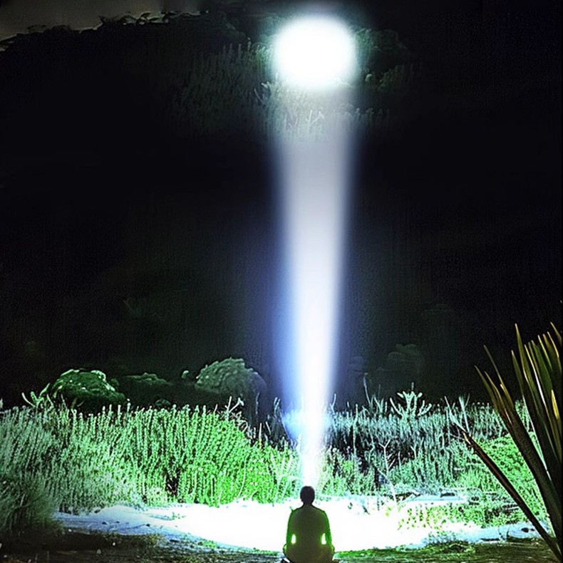 Picture of New Camera Strong Light Induction Headlamp Home Outdoor Zoom Long Range Charging Long Endurance Night Riding Adventure Night Fishing