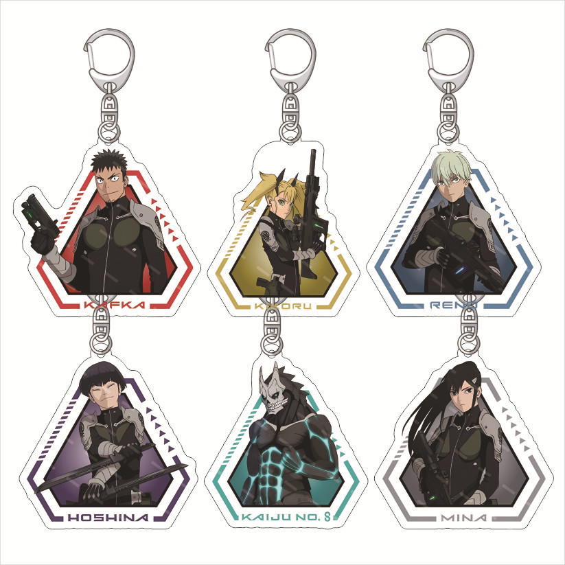 Monster No.8 Acrylic Keychain Ribiano Kafka Minghai String Abelmina Acrylic Pendant