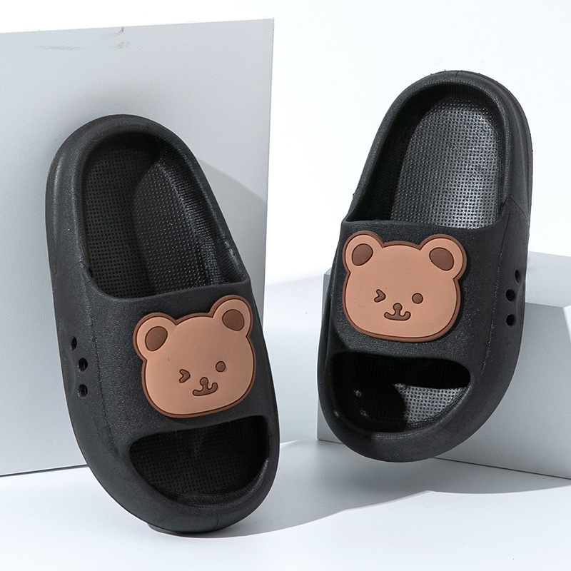 Picture of EVA Children's Slippers Cute Cartoon Boys and Girls Baby Children's Bean Shoes Big Children's Parent-Child Summer Slippers