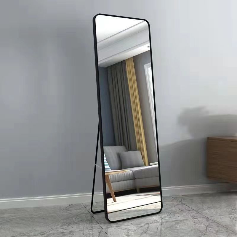 Full-Length Mirror Floor-Standing Ins Dressing Mirror Photo High-Definition Anchor Bedroom Mirror Home Barber Shop Mirror Factory Wholesale