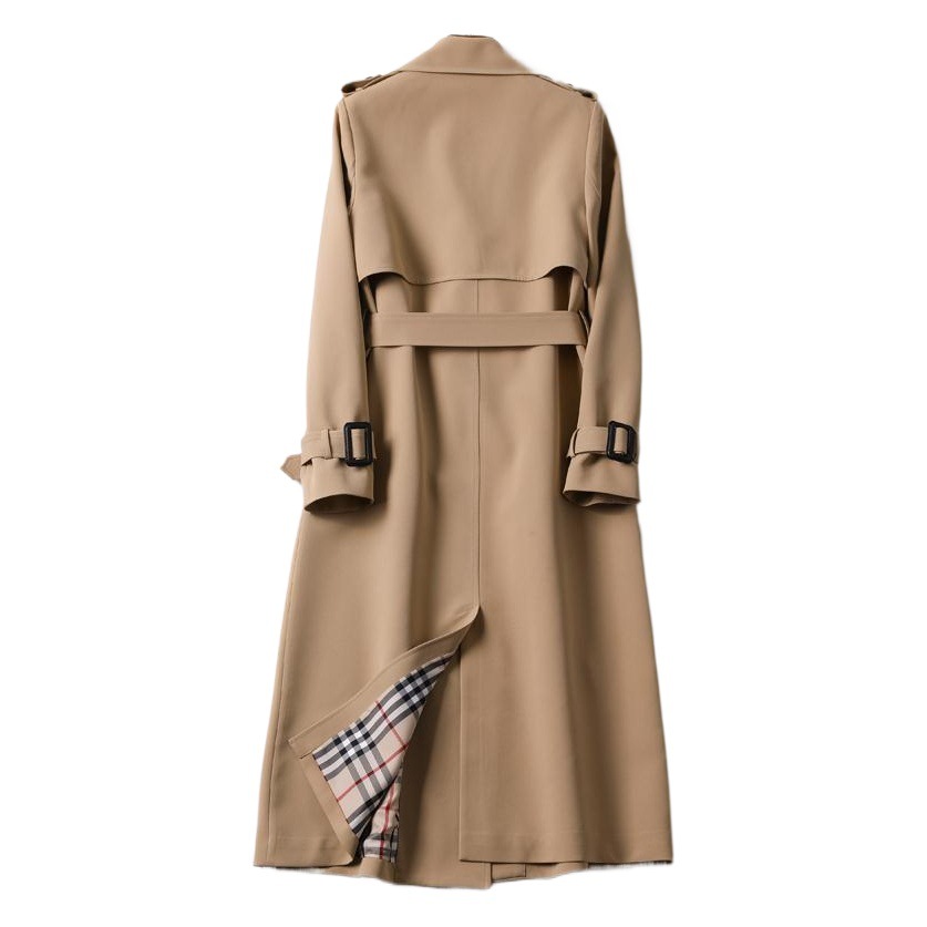 Picture of Windbreaker Women's Mid-Length 2025 Spring & Fall New Korean Style Small Popular British Style Over-The-Knee Outwear Popular Outwear