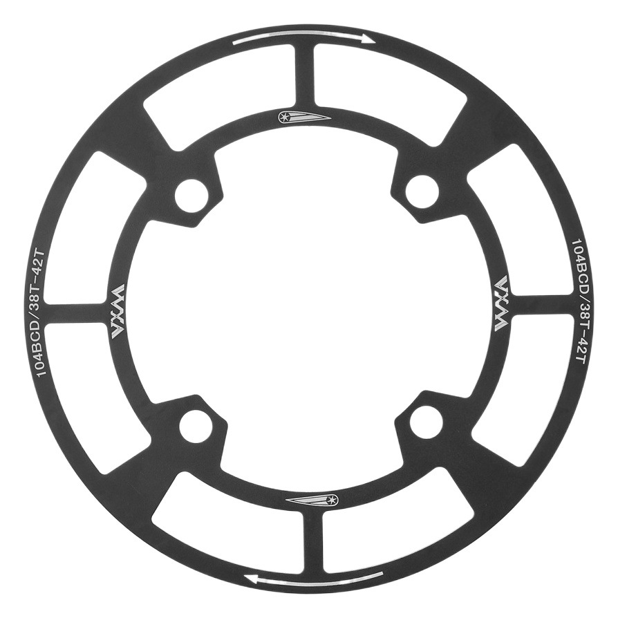 Mountain bike 104BCD positive and negative plate sprocket protection plate gear protection cover tooth plate cover chain cover aluminum alloy cover