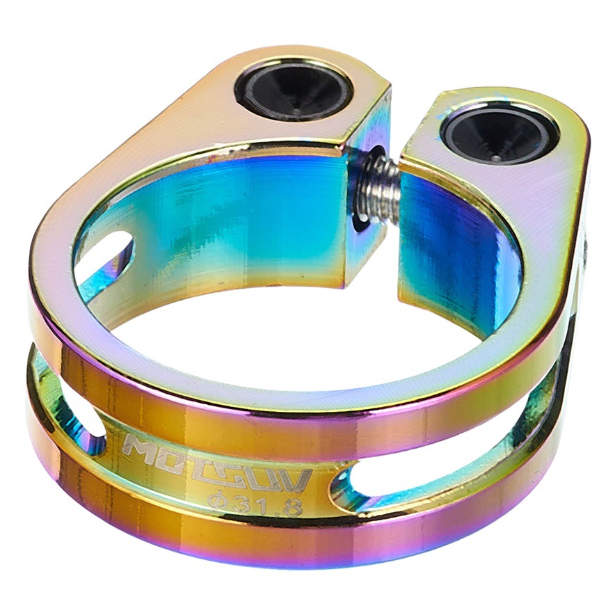 MOTSUV Bicycle Seat Pipe Clamp Mountain Bike Hollow Lock Seat Rod 31.8 34.9mm Clamp Ring Seat Pipe Lock