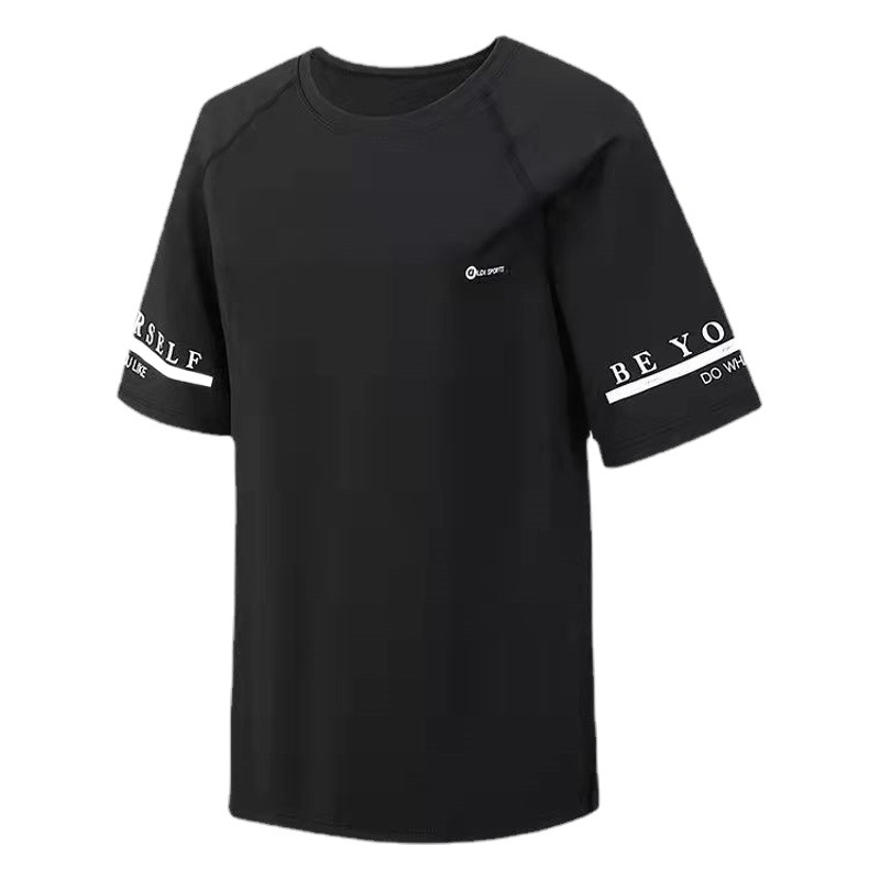 Yoga Short-sleeved Fitness Suit Sports T-shirt Women's Loose Running Blouse Summer Thin plus size chubby girl Quick-drying Top