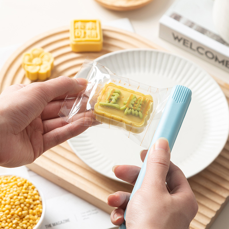 Mung Bean Cake Packaging Bag Separate with Ice Pack Machine Sealed Bag Box Empty Ice Cake Dragon Boat Festival Cake Packaging Bag