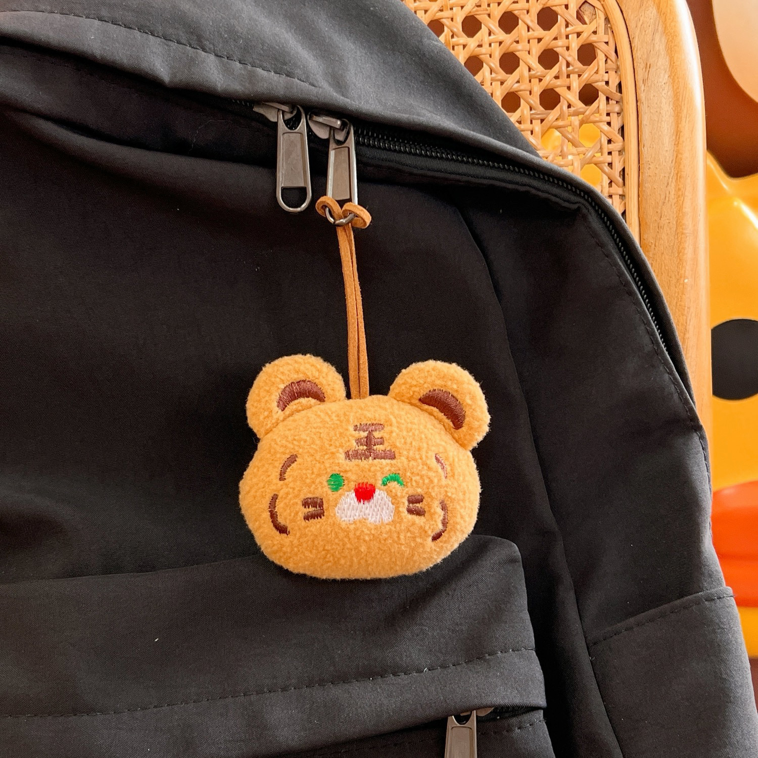 Picture of Cute Cartoon Sweating Puppy Doll Pendant Kidsren Ins Plush Decorative Doll Cute Bear Puppy Pendant