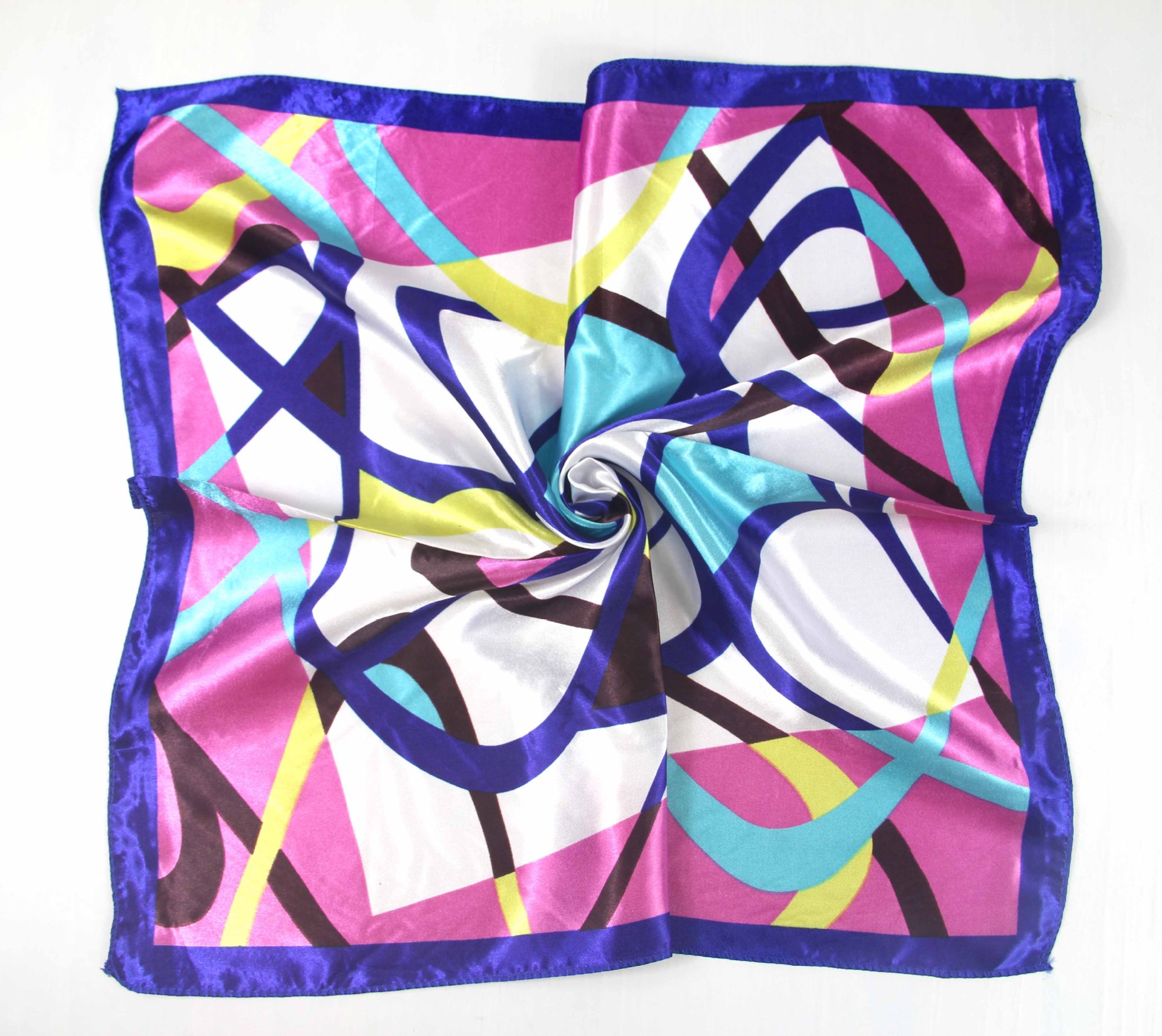 Picture of Korean Style New Autumn and Winter Small Silk Scarf Women's Imitation Silk Versatile Professional Small Square Scarf Manufacturer Wholesale Hangzhou Silk Scarf