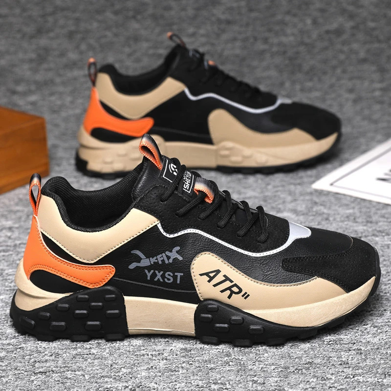 Men's Shoes Casual Shoes 2025 New Spring and Autumn Student Running Shoes Breathable Comfortable Trendy All-match sneaker