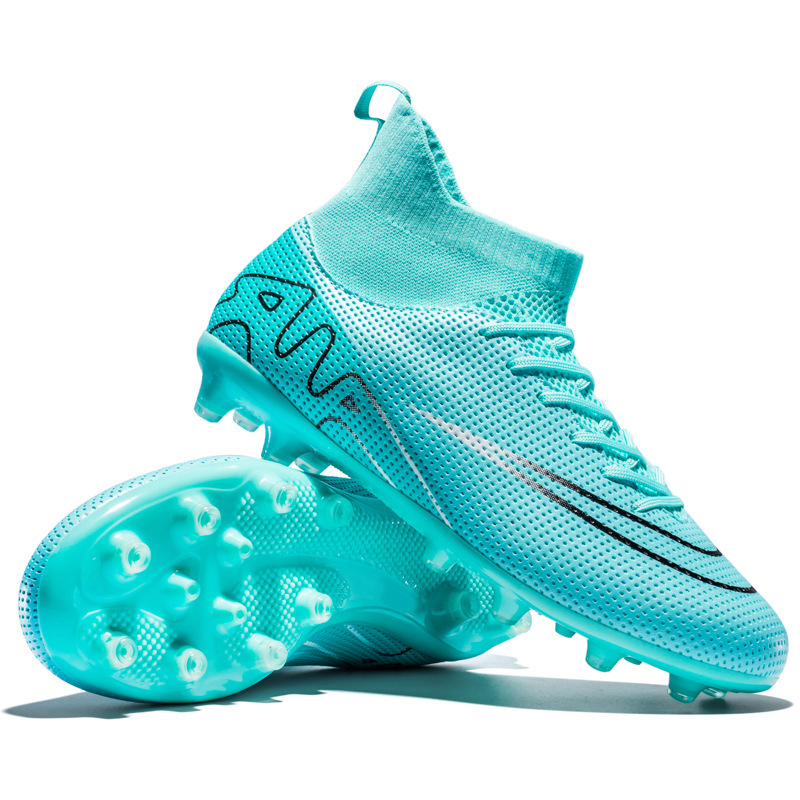 Football shoes new AG long and short nail TF cross-border plus size children's training factory a generation of student sneaker