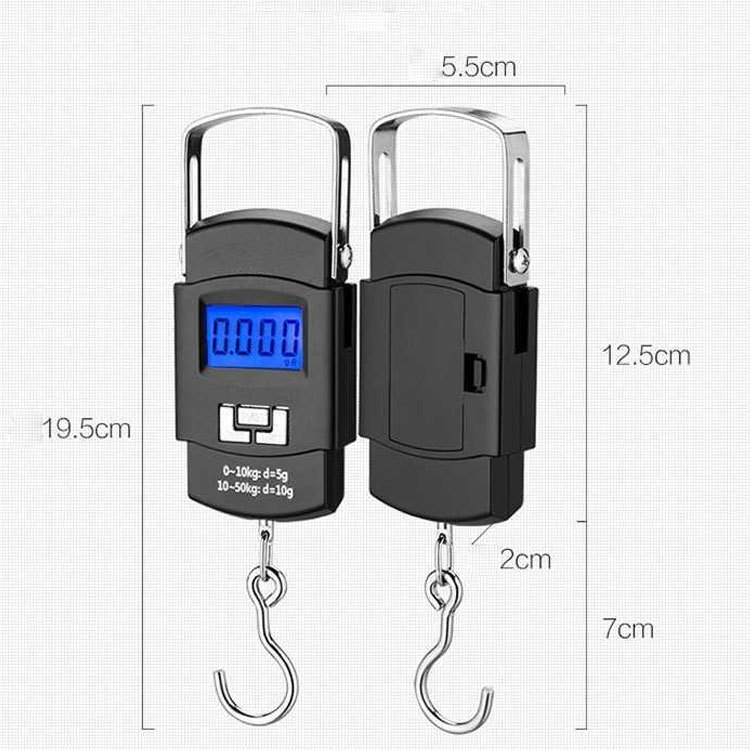 Picture of A08 electronic portable scale 50kg electronic scale Hook scale luggage scale cross-border foreign trade household wrapping scale portable Portable