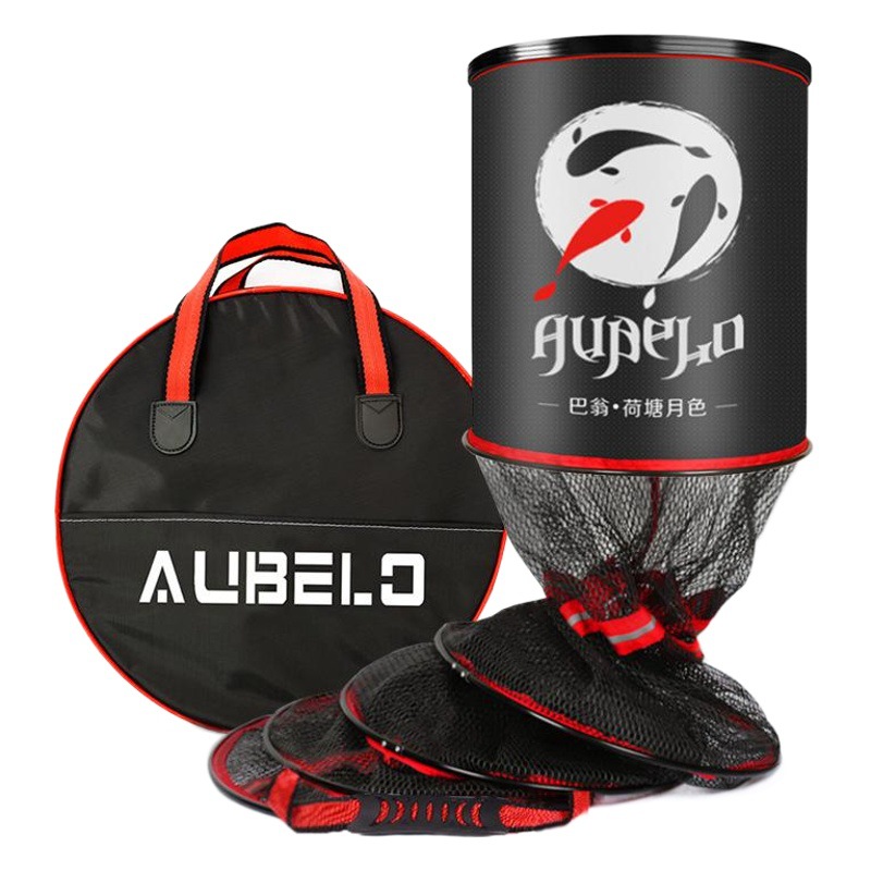 New fish protection network card side fish protection thickened black pit fisherman fishing bag quick-drying fish net bag fishing net bag fish bag