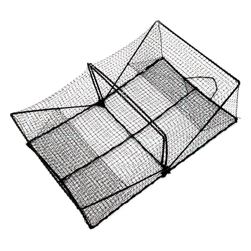 Factory wholesale square crab cage fishing cage fishing net sea crab cage shrimp cage turtle cage exported to Taiwan Southeast Asia