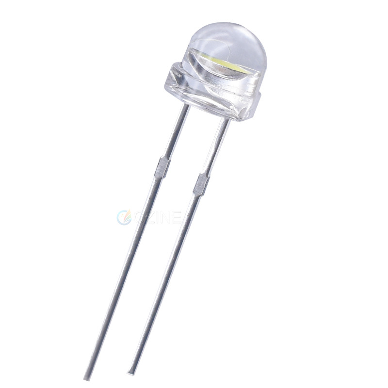 Picture of 5mm lamp bead straw hat big cup super bright green light concert light board special white red and blue led light emitting diode