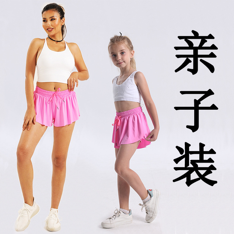 2024 New Cross-Border Amazon Popular Yoga Wear Running Fitness Tennis Skirt Pants Pocket Sports Shorts for Women
