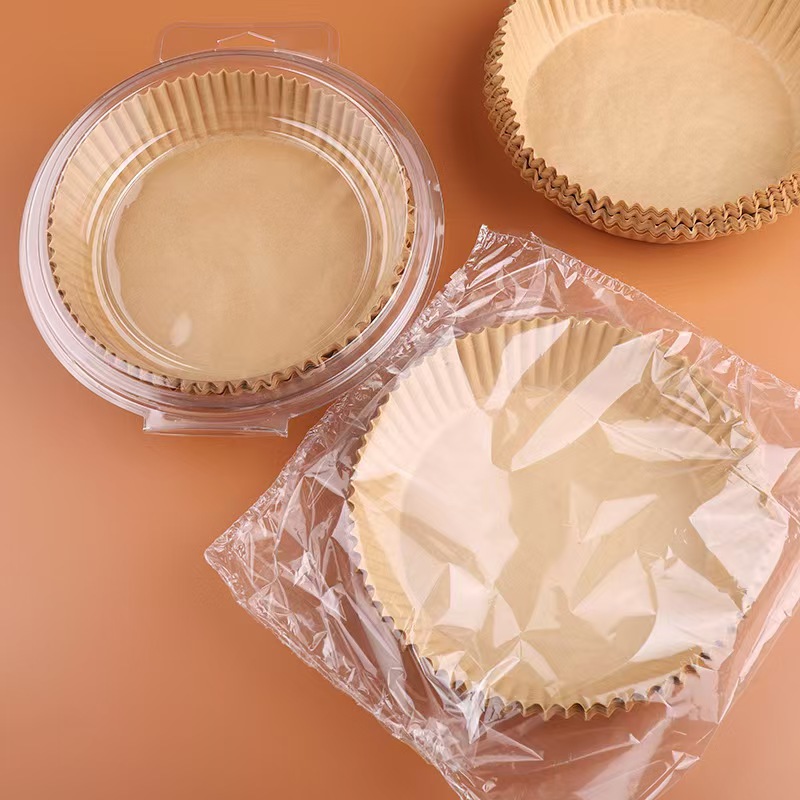 Picture of Cross-border supply air fryer paper special paper rectangular oil paper square paper tray baking round oil paper pad wholesale