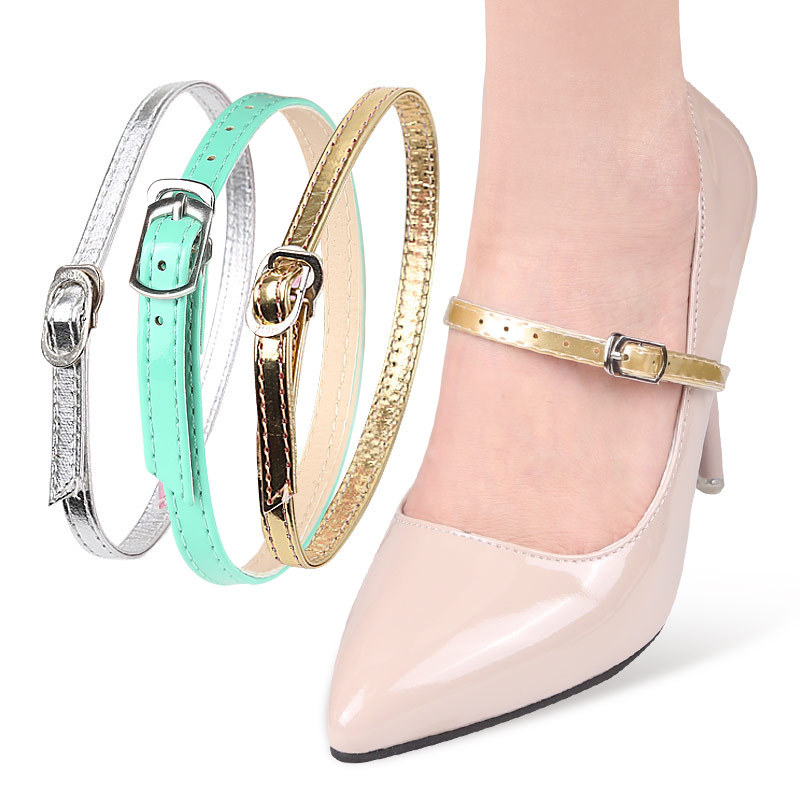 Foot Binding Accessories, Dual-Purpose Shoelaces for Feet and Ankles, Leather Shoe Laces Wrapped Around the Feet of Women's High Heels and Sandals