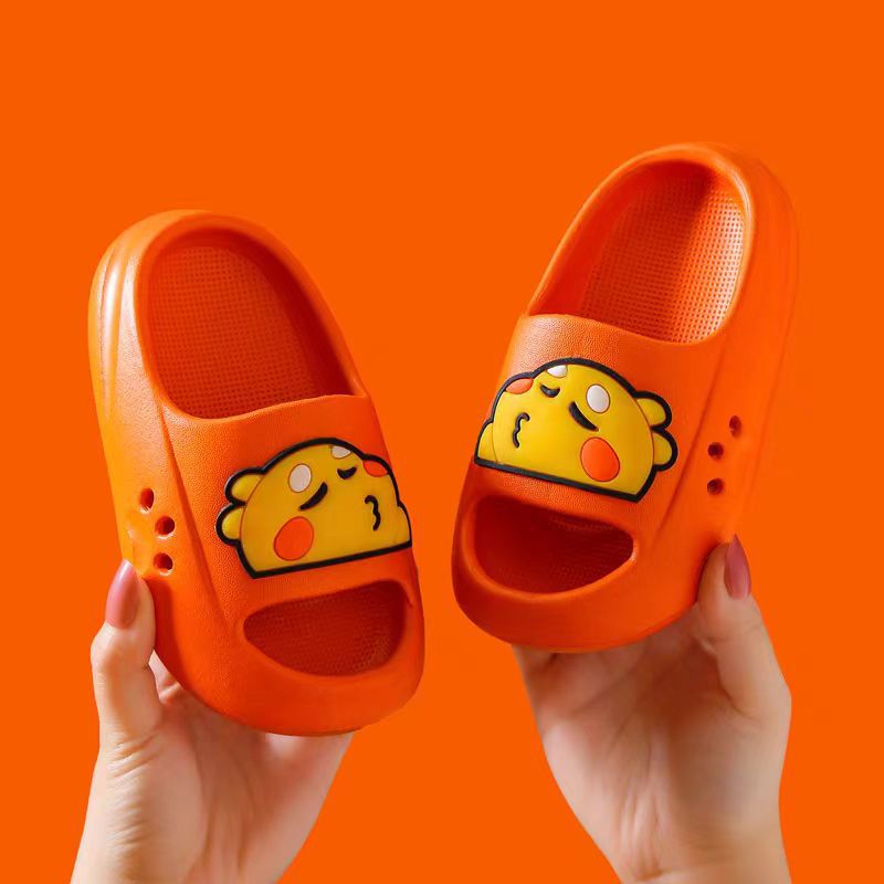 Picture of EVA Children's Slippers Cute Cartoon Boys and Girls Baby Children's Bean Shoes Big Children's Parent-Child Summer Slippers
