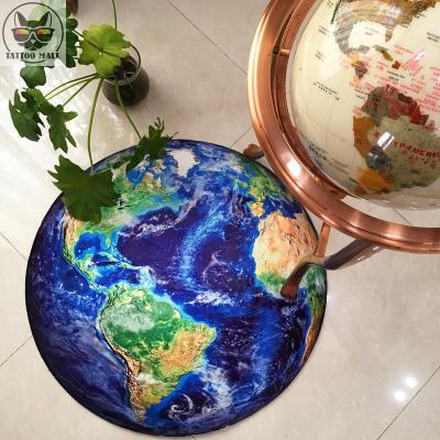 Picture of Cross-border Retro Fashion Personalized Music Vinyl Records Round Non-slip Living Room Bedroom Stool Floor Mat Carpet