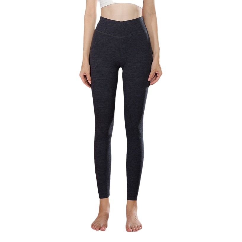 Autumn and Winter de Velvet women's warm pants high waist fleece-lined outer wear tight long johns seamless cashmere pants heating leggings