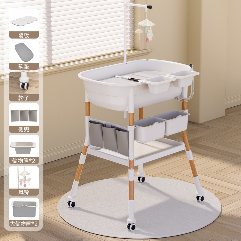 Diaper Table Neonatal Diaper Changing Table Multifunctional Baby Care Table Infant Feeding Bath Table One-piece Flat Replacement