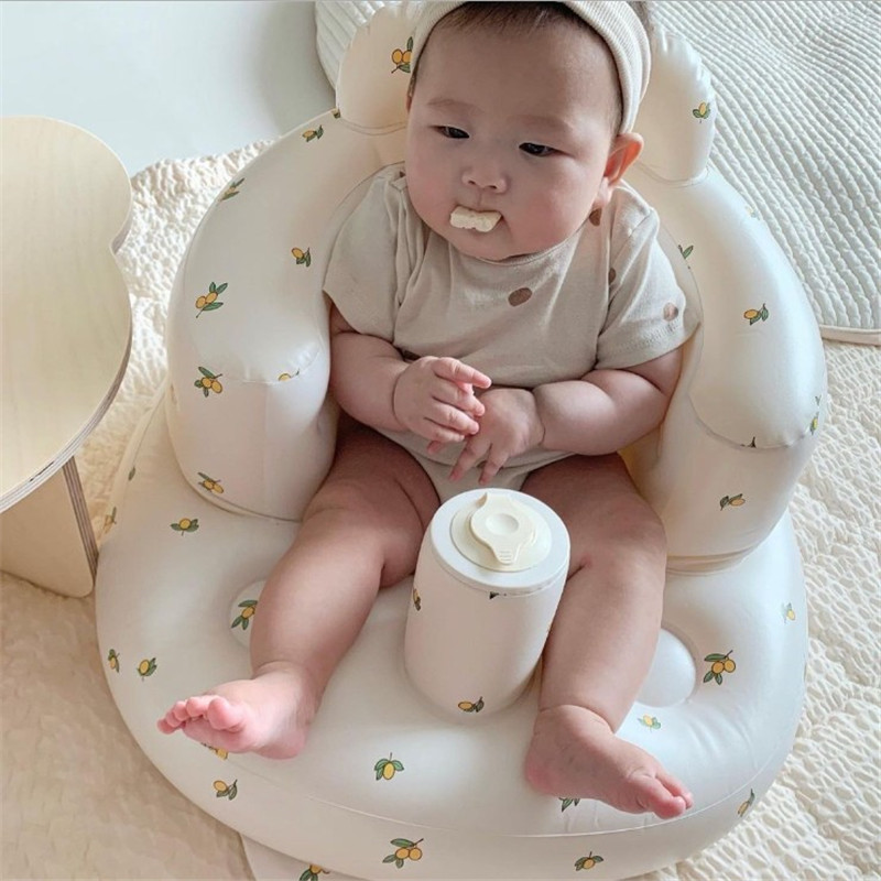Picture of ins Korea Same Style Baby Learning Chair Baby Multifunctional Inflatable Sofa Child Training Seat Learning Artifact