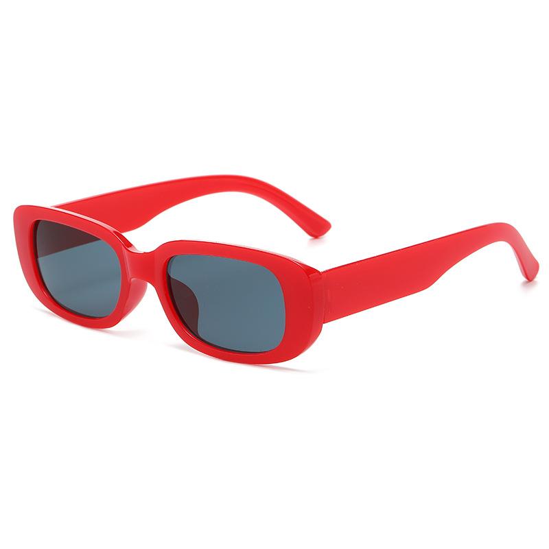 Picture of New Fashion Candy Color Cat's Eye Sunglasses European and American Fashion Street Shooting Joker Small Frame Plastic Tooth Sunglasses s23081