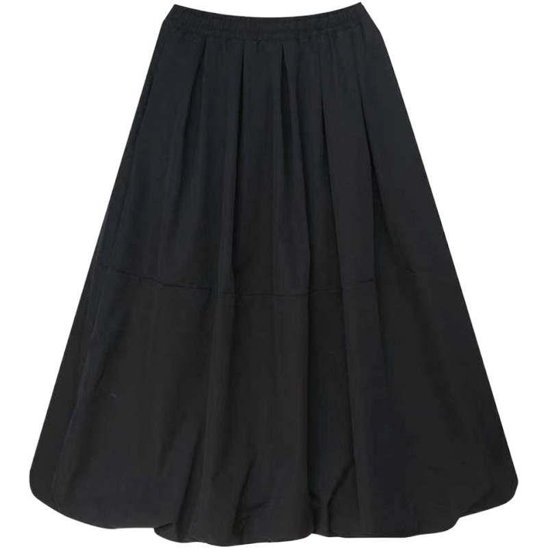 2023 Spring and Autumn New Style Skirt Women's chubby girl Plus Fat Plus 150.00kg High-end Slim Look Solid Color Trendy Pent Skirt