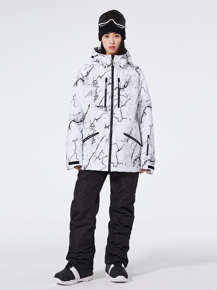 New Ski Suit suit Men's and Women's Couple's Winter Outdoor Windproof Waterproof Warm Thickened Ski Suit