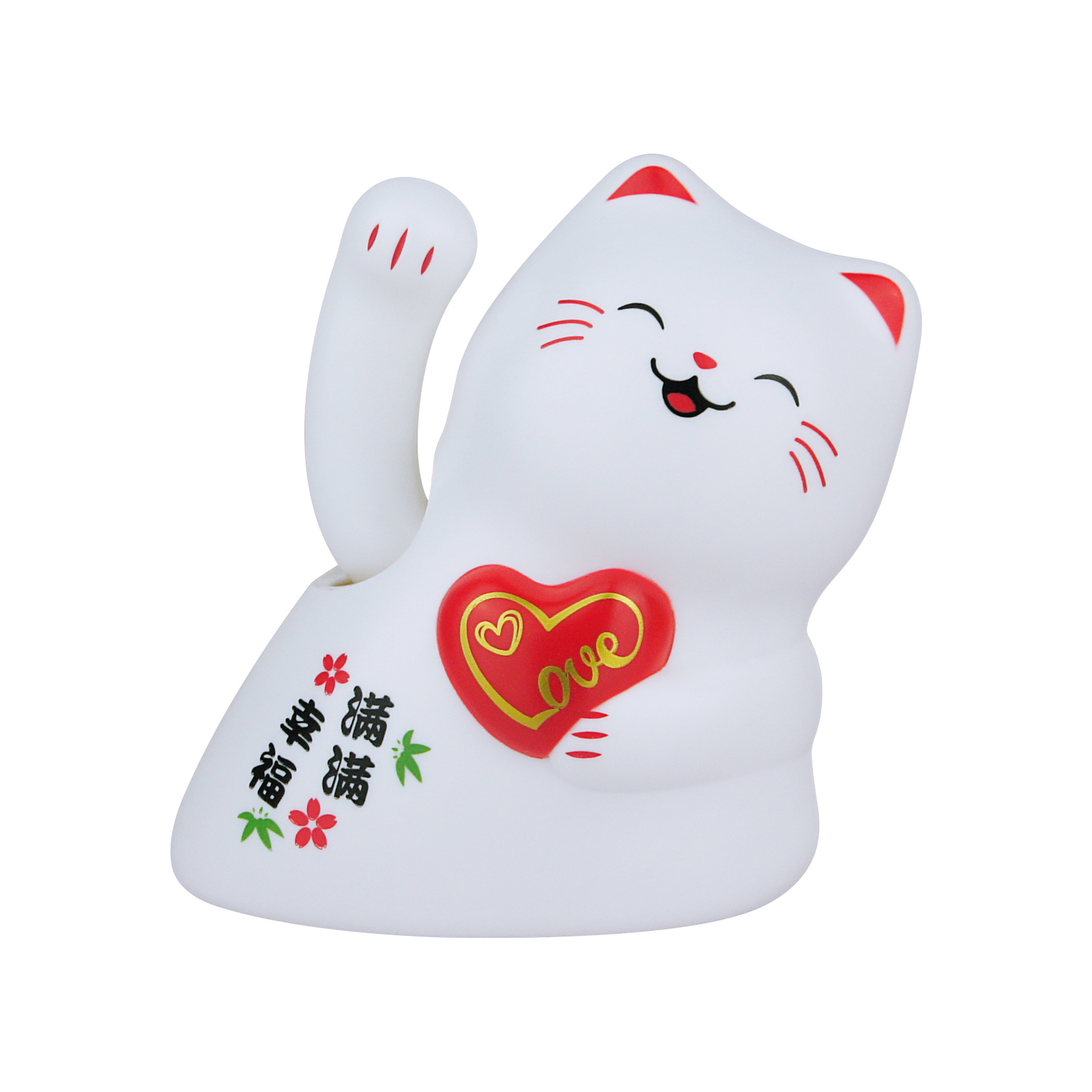 Picture of Car solar big head lucky cat creative cute Japanese home nodding cat shop front desk lucky cat ornaments