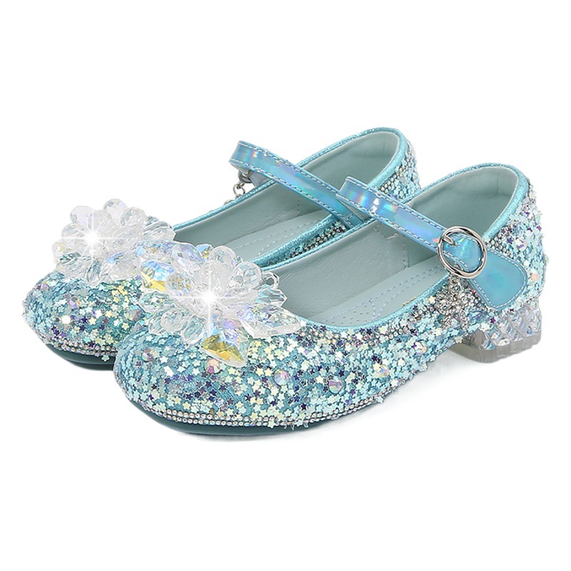 Picture of High-End Kidsren's Princess High-Heeled Leather Shoes for Kidsren and Girls, 2025 Autum New Performance Shoes for Primary and Secondary School Students