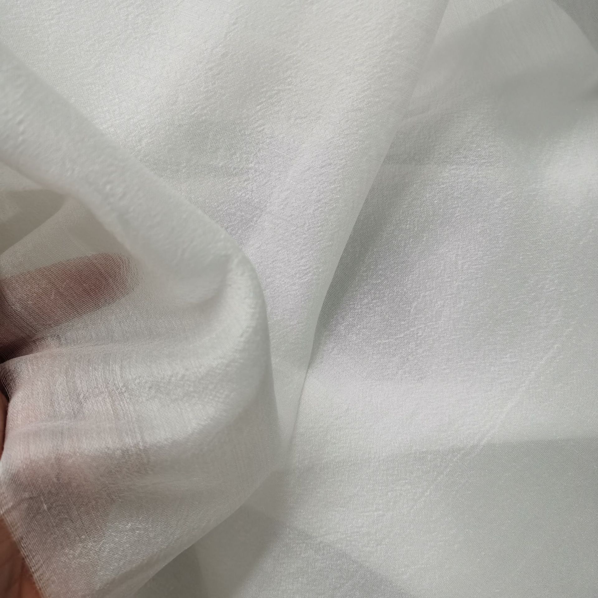 Cotton Bubble Yarn Bubble Edition Black and White Fabric Wrinkle Yarn Tutu Dress Wedding Princess Dress Material Organza Fabric Clear Stock