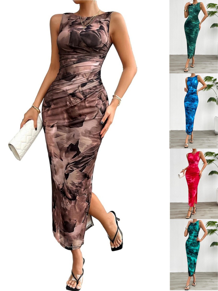 Picture of Foreign trade women's cross-border Temu independent station Shein Amazon 2024 spring and summer temperament slim sleeveless dress