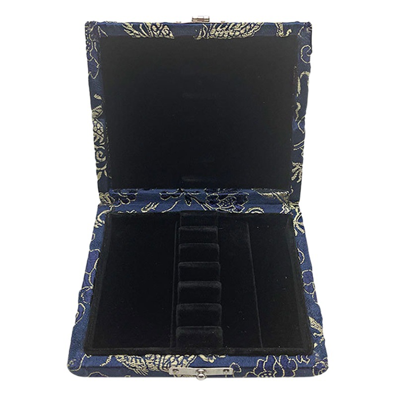 Oboe whistle box Reed storage box silk wooden whistle storage box musical instrument double spring three six boxes