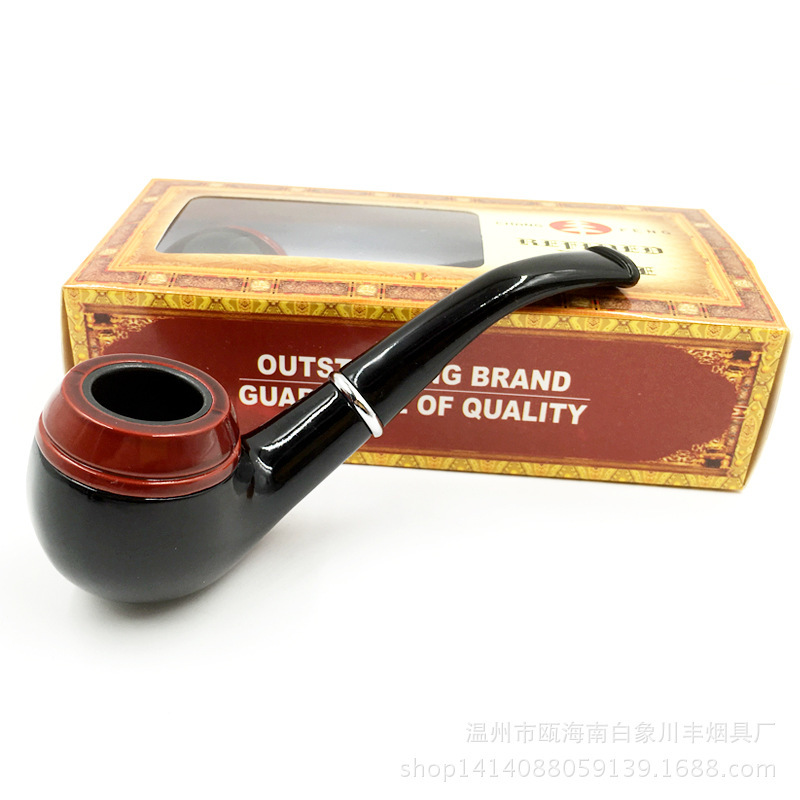 Classic Fashion Pipe Wooden Pipe Accessories Cigarette Holder Tobacco Smoking Accessories Export Quality Factory Wholesale