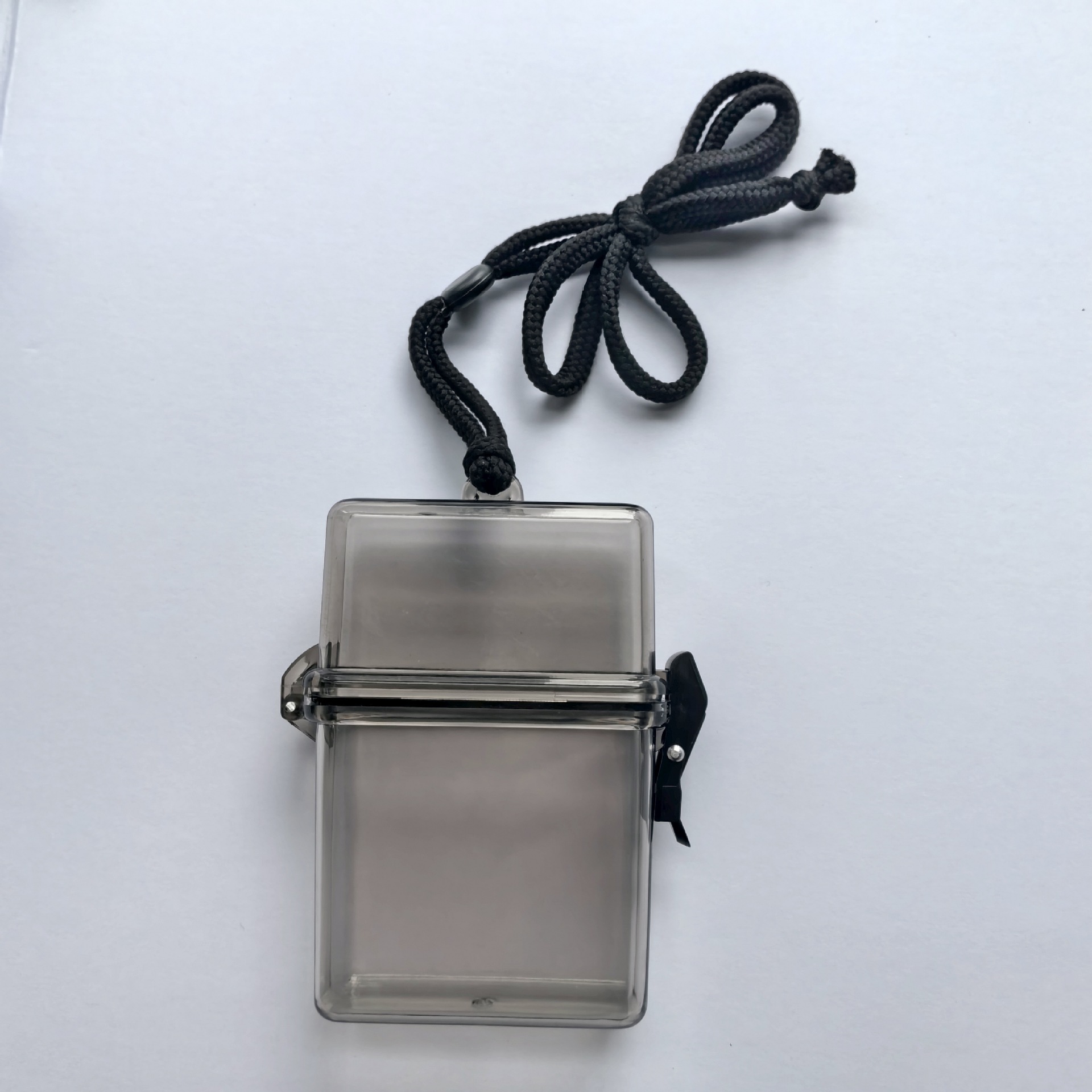 Picture of Ins Hip-Hop Punk Transparent Cigarette Box Hanging Neck Plastic Cigarette Box Popular Cigarette Box Waterproof Box Moisture-Proof Small Card Storage Box
