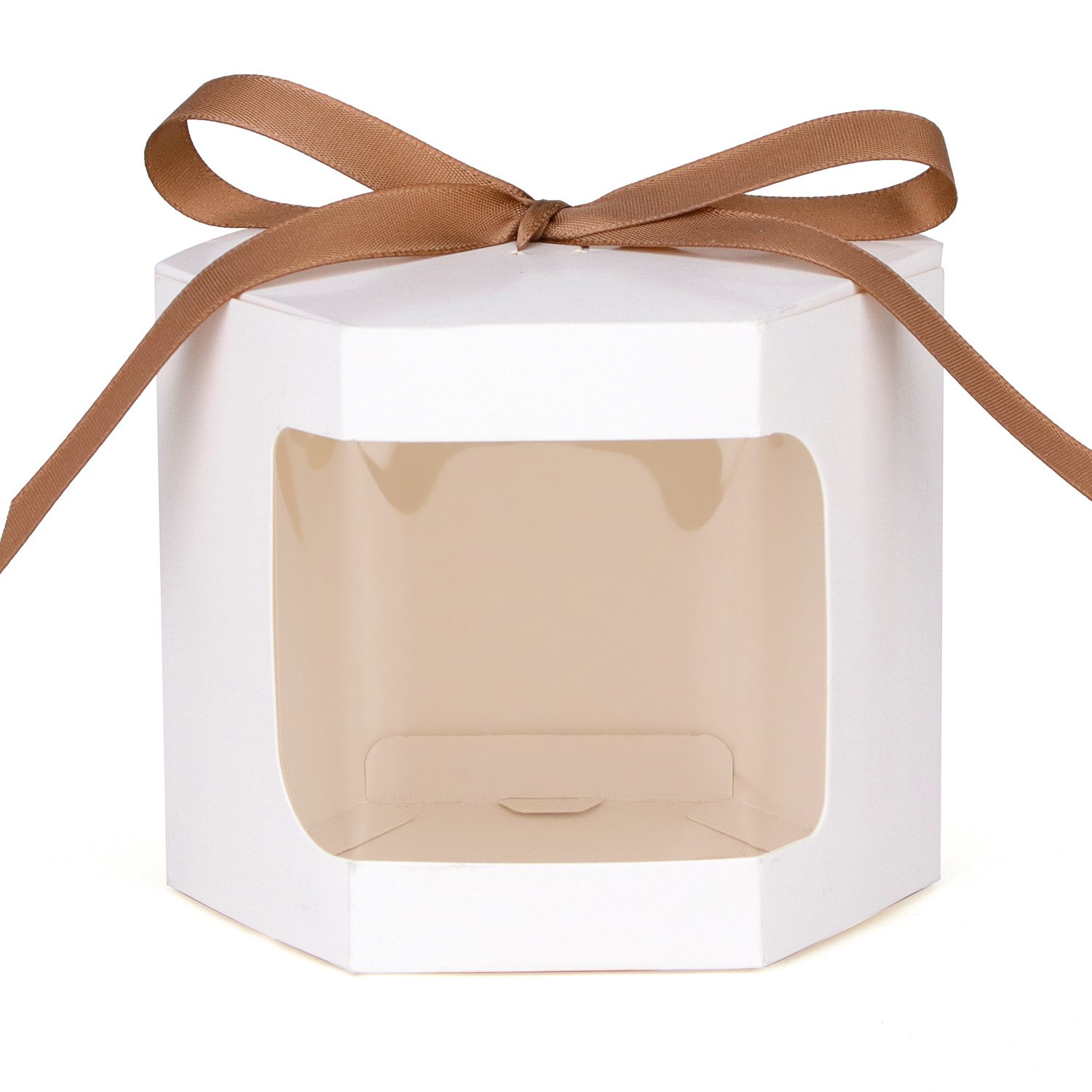 Picture of Foreign Trade Cowhide Color Laser Window Paper Box Cake Box Candy Box Baking Packaging Wedding Candy Box Gift Box